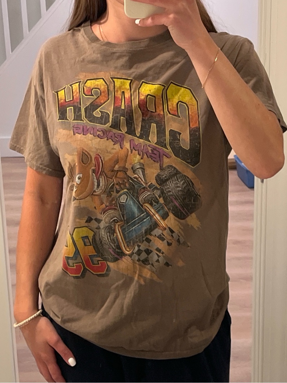 Crash Team Racing Graphic Tee - Brown
